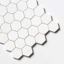 Bianco Dolomiti Polished Hexagon 2 Marble Mosaic