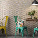 Noce Textured 3d Hexagon Travertine Mosaic