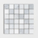 Carrara T&dolomite&allure Textured 2x2 Marble Mosaic