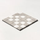 Bianco Dolomiti, Bianco Dolomiti, Thala Gray, Thala Gray Textured 2x2 Limestone Mosaic