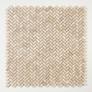 Royal Beige Honed Herringbone 1x2 Marble Mosaic