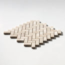 Royal Beige Honed Herringbone 1x2 Marble Mosaic