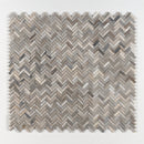 Silver Sky Polished Herringbone 5/8x2 Marble Mosaic