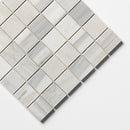 Silver Sky Honed 2x2 Marble Mosaic