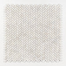 Siberian White Polished Herringbone Marble Mosaic