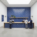 Marine Glossy Der Vogel Colore Look Ceramic Mosaic