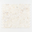 Calacatta Cremo Honed Hexagon Marble Mosaic