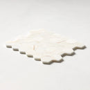 Calacatta Cremo Honed Hexagon Marble Mosaic