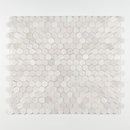 Siberian White Honed Hexagon 2x2 Marble Mosaic