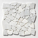 Carrara T Multi Finish Palladian Marble Mosaic