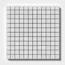 Siberian White Honed 1x1 Marble Mosaic