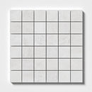 Siberian White Honed 2x2 Marble Mosaic