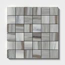 Silver Sky Honed 2x2 Marble Mosaic