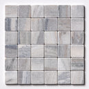 Silver Sky Tumbled 2x2 Marble Mosaic
