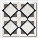 Black Honed Kent Marble Mosaic