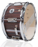 GRIFFIN Firecracker Snare Drum - Acoustic Popcorn 10" x 6" Poplar Mini Wood Shell & Black Hickory PVC - Concert Marching Percussion Musical Instrument