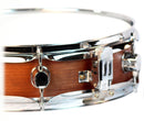 Piccolo Snare Drum 13" x 3.5" by GRIFFIN | 100% Poplar Wood Shell with Flat Hickory Finish & Coated Drum Head | Drummers Acoustic Marching Kit Percussion Instrument with Snare Strainer Throw Off Set