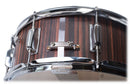 Snare Drum by GRIFFIN | 14" x 5.5"  Black Hickory PVC & Coated Head on Poplar Wood Shell | Acoustic Marching Percussion Instrument Set, Drummers Key, 8 Metal Tuning Lugs & Snare Strainer Throw Off Kit