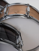 Oak Wood Snare Drum by GRIFFIN | PVC on Poplar Wood Shell 14" x 5.5" | Percussion Musical Instrument with Drummers Key for Students & Professionals|8 Tuning Lugs & Deluxe Snare Strainer