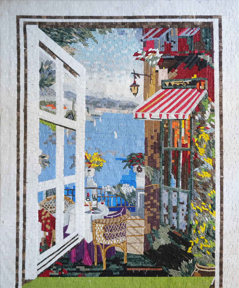 Mosaic Art - Balcony Sea View