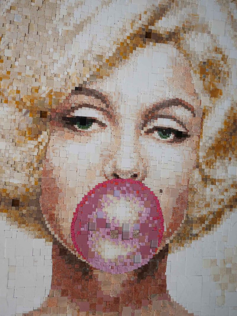 Marilyn Monroe - Mosaic Art Portrait