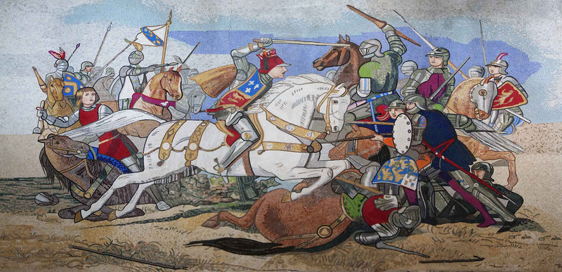 The Battle of Bosworth Field - Mosaic Reproduction