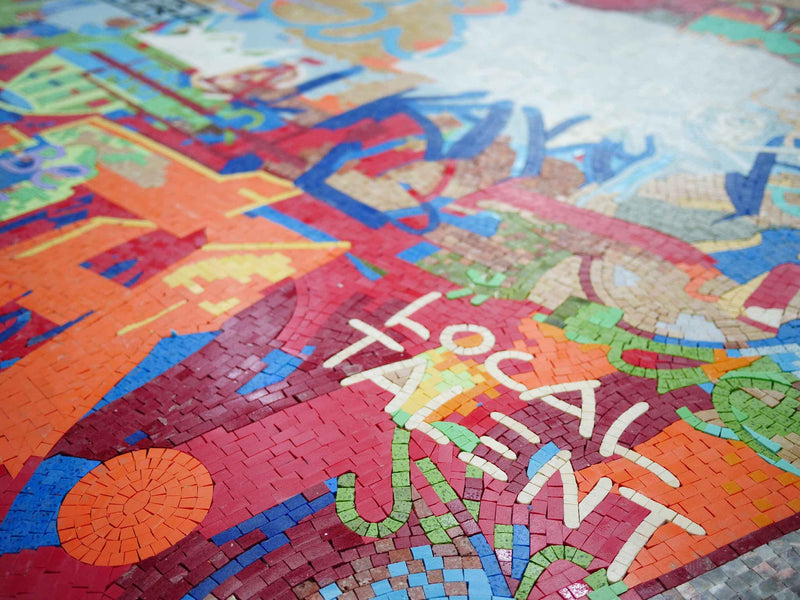 Mosaic Wall Art - Graffiti Wall