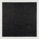 Black Honed 1x1 Marble Mosaic