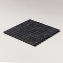 Black Honed 1x1 Marble Mosaic