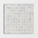 Italian Carrara Polished 1x1 Marble Mosaic