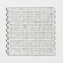 Italian Carrara Polished 5/8x5/8 Marble Mosaic