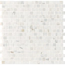 Calacatta Gold Honed Offset 5/8x5/8 Marble Mosaic