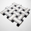 Serenity Honed Tangled Marble Mosaic