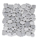 Silver Sky Tumbled Pebble Mosaic