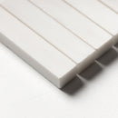 Bianco Dolomiti Honed 5/8x3 Marble Mosaic