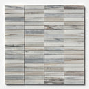 Silver Sky Honed 5/8x3 Marble Mosaic