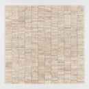 Royal Beige Honed 5/8x3 Marble Mosaic