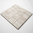 Royal Beige Honed 5/8x3 Marble Mosaic