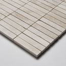 Royal Beige Honed 5/8x3 Marble Mosaic