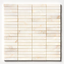 Calacatta Cremo Honed 5/8x3 Marble Mosaic