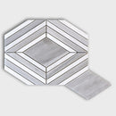 Multicolor Honed Stella Marble Mosaic