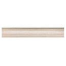 Beige 2x12 Polished Marble Chair Rail Tile Trim (10 pack, 1.667 sq ft/case) - Sample
