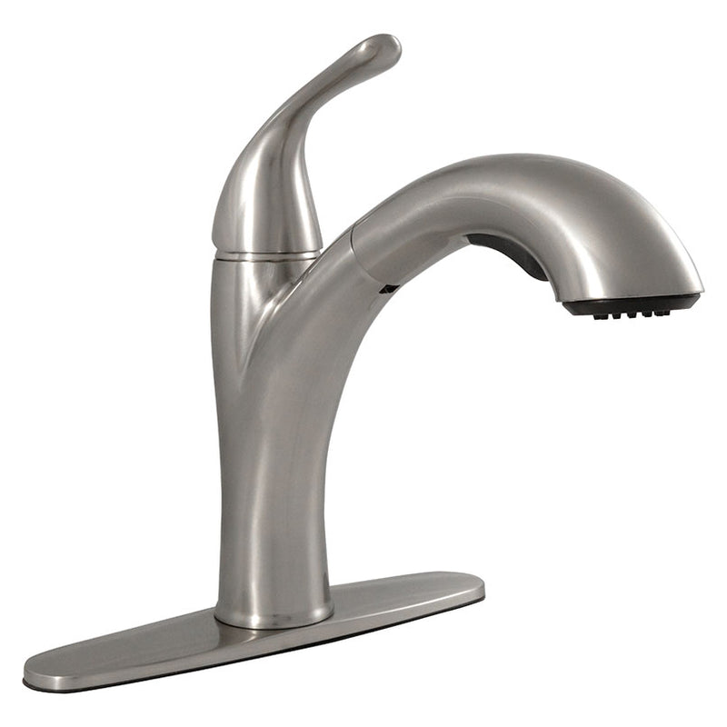 MSI 1handle pull out sprayer kitchen faucet 804 brushed nickel FAU K1HBN8301 804 4