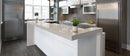 MSI Alabaster White® Premium Quartz Prefabricated Countertop - Island
