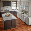 MSI Alaska White Granite Prefabricated Countertop - Island