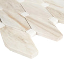MSI-Angora-elongated-octagon-11.81X13.4-polished-marble-mosaic-SMOT-ANGORA-OCTELP-edge-view.
