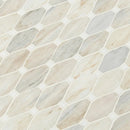MSI-Angora-elongated-octagon-11.81X13.4-polished-marble-mosaic-SMOT-ANGORA-OCTELP-multiple-tiles-angle-view.