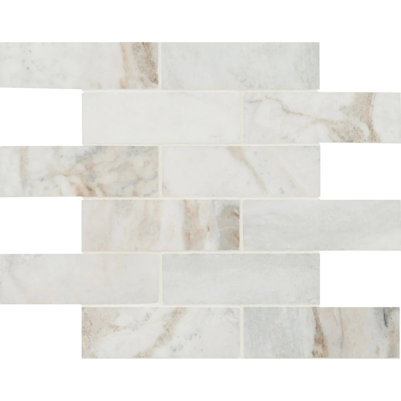 MSI-Arabescato-venato-white-2x6-honed-marble-subway-mosaic-tile-SMOT-ARAVEN-2X6H-top-view.