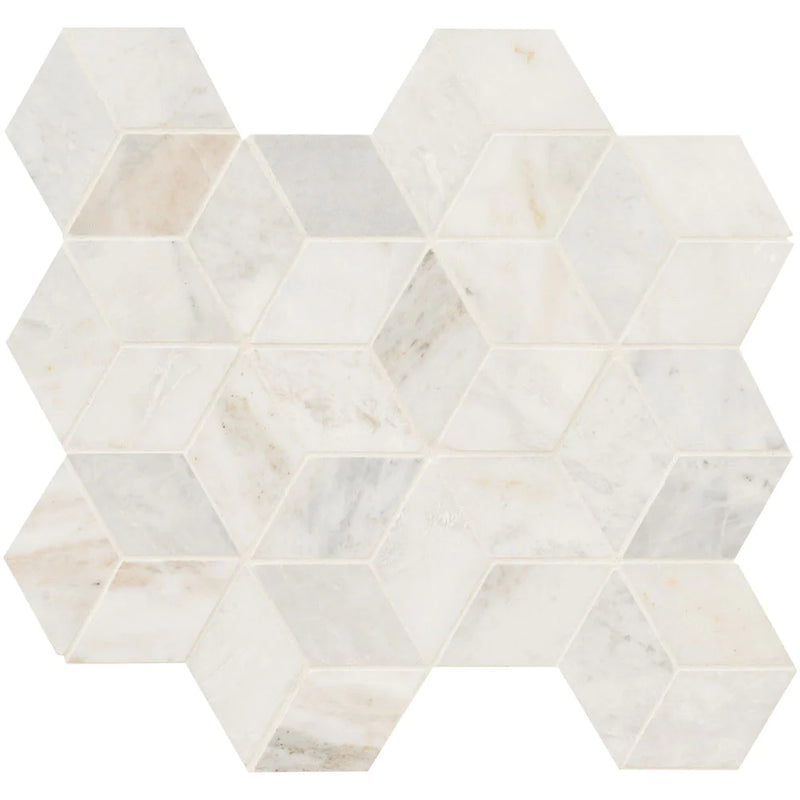 MSI-Arabescato-venato-white-cube-11.73x13.47-honed-marble-mosaic-tile-SMOT-ARAVEN-CUBEH-top-view-2.