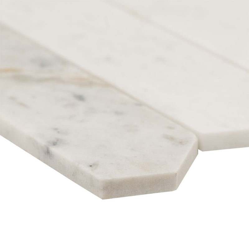 MSI-Arabescato-venato-white-picket-11.73x12-honed-marble-mosaic-tile-SMOT-ARAVEN-PKH-edge-view